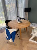 Sav & Okse Olger tafel 130cm eiken, Huis en Inrichting, Gebruikt, 100 tot 150 cm, Rond, Ophalen of Verzenden