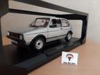 Volkswagen Golf I GTi zilvermetallic van Norev 1:18, Hobby en Vrije tijd, Modelauto's | 1:18, Nieuw, Ophalen of Verzenden, Auto