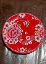 4 gebaksbordjes room seven winter poppy, Huis en Inrichting, Ophalen of Verzenden, Zo goed als nieuw, Porselein, Bord(en)