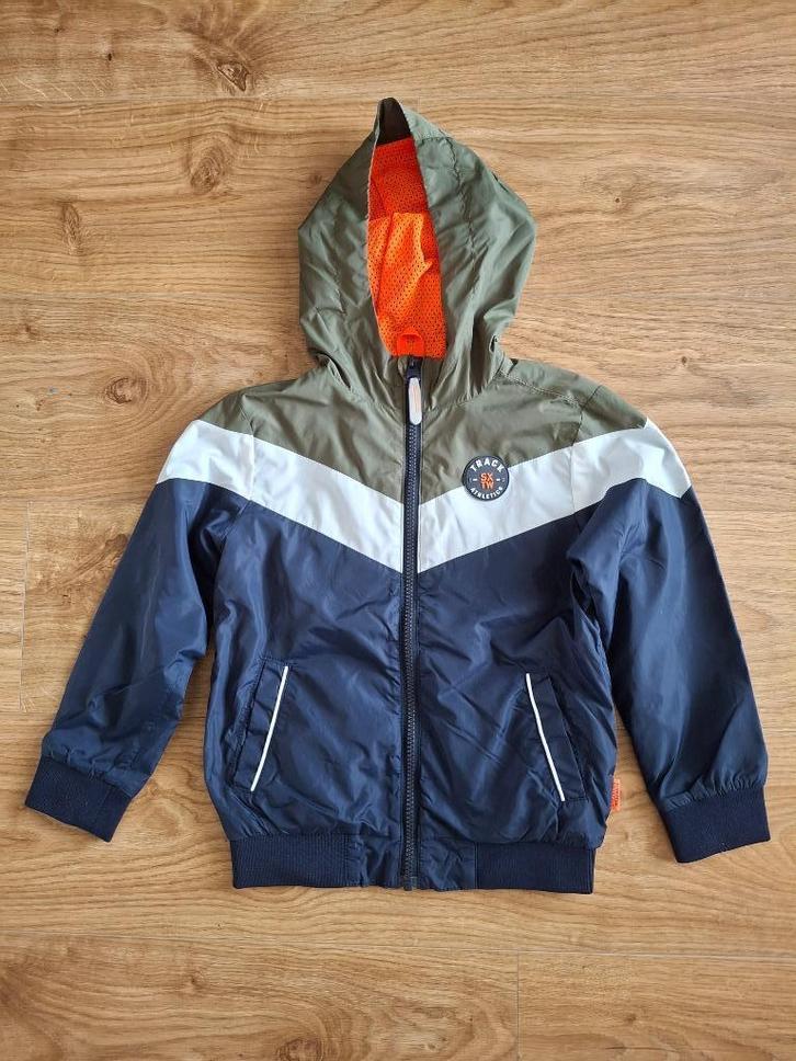 WE zomerjas 110/116  blauw/groen, Kinderen en Baby's, Kinderkleding | Maat 110, Zo goed als nieuw, Jongen, Jas, Ophalen of Verzenden