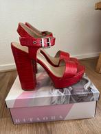 Rita Ora - Sandalen met blokhak, Kleding | Dames, Schoenen, Rita Ora, Zo goed als nieuw, Rood, Sandalen of Muiltjes
