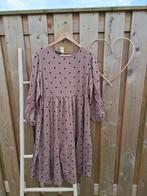 Bruine dames jurk met stippen, Kleding | Dames, Bruin, Verzenden, Maat 46/48 (XL) of groter, Zo goed als nieuw
