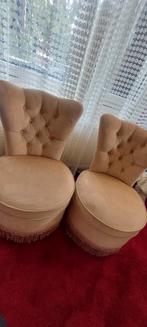 Vintage fauteuils 1 paar, Huis en Inrichting, Fauteuils, Ophalen, Gebruikt, 75 tot 100 cm, 50 tot 75 cm