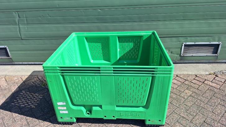 geperforeerd palletbak  kuilbak hooibak voerbak 120x100cm, Doe-het-zelf en Verbouw, Kratten en Dozen, Gebruikt, Bak of Kist, 100 cm of meer