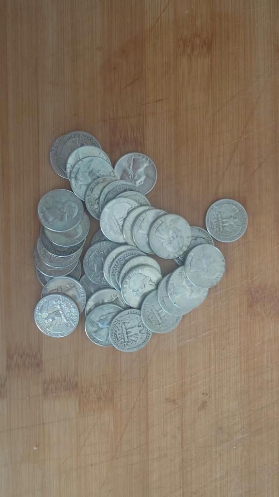 USA silver quarters, Postzegels en Munten, Munten | Amerika, Noord-Amerika, Ophalen of Verzenden