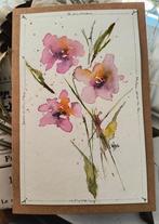 Aquarel kaart ' Bloemen ', Verzenden, Nieuw, Overige thema's