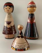 POPPEN, HOUT. SALVO. Uit de USSR. PERFECTE STAAT. 3 stuks., Verzamelen, Poppen, Ophalen of Verzenden, Zo goed als nieuw, Pop