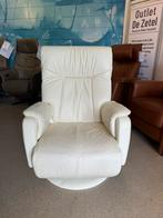 Prominent leer  sta op stoel relax fauteuil gratis bezorgd, Verzenden, Zo goed als nieuw, Leer