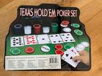 Nooit gebruikte Texas hold’em poker set (zonder kleed), Een of twee spelers, Ophalen of Verzenden, Nieuw