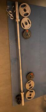 Halterstang met gewichten, Ophalen, Gebruikt, Armen, Halterstangen