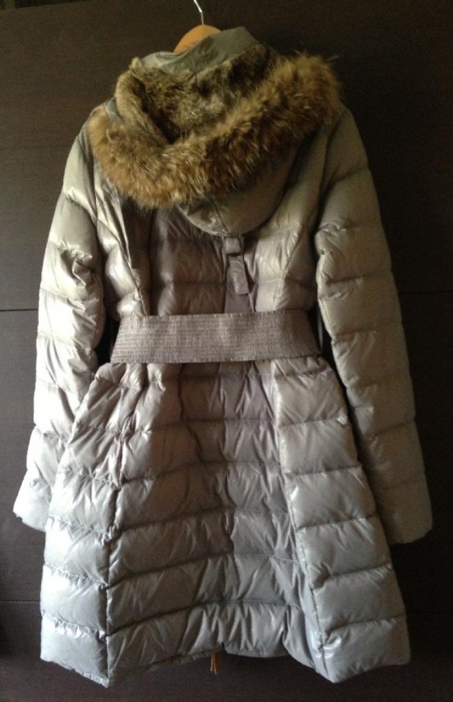 MOSCOW winterjas jas lang licht grijs donsjas echte bont XL, Kleding | Dames, Jassen | Winter, Nieuw, Maat 46/48 (XL) of groter