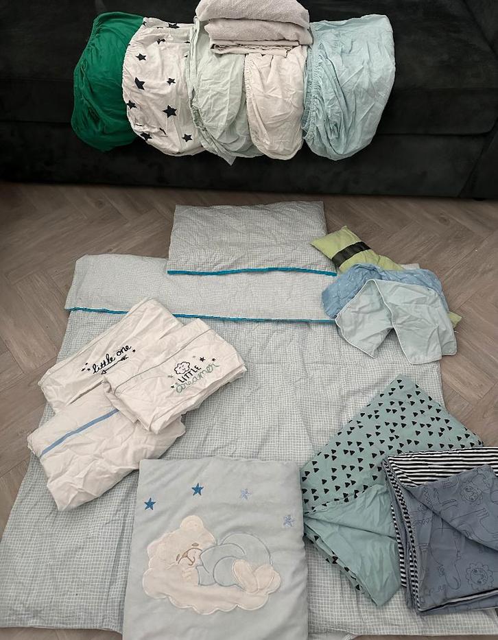 GROTE PAKKET Beddengoed, Dekbed, Overtrekken, Little Dutch, Kinderen en Baby's, Babywiegjes en Ledikanten, Zo goed als nieuw, Ledikant