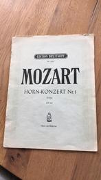 Mozart Horn Konzert Nr1 D Dur KV 412 Hoorn Piano concert, Gebruikt, Ophalen of Verzenden, Artiest of Componist, Klassiek