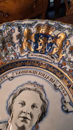 Zeer grote platelen schotel Juliana 1948, Ophalen
