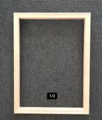 Houten lijst voor canvasschilderij of -foto 40 x 30 cm, Minder dan 50 cm, Ophalen of Verzenden, Zo goed als nieuw, Minder dan 50 cm