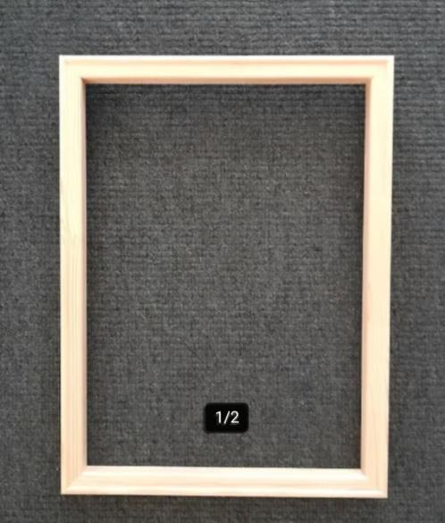 Houten lijst voor canvasschilderij of -foto 40 x 30 cm, Huis en Inrichting, Woonaccessoires | Lijsten, Zo goed als nieuw, Minder dan 50 cm