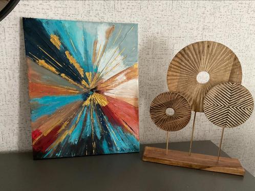 Nieuw! Mooi abstract schilderij(40x50cm), Antiek en Kunst, Kunst | Schilderijen | Abstract, Ophalen of Verzenden