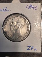 1 Gulden Willem II 1846 - ZFR, Postzegels en Munten, Munten | Nederland, 1 gulden, Zilver, Ophalen of Verzenden, Losse munt
