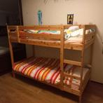 Stapelbed Ikea MYDAL+2 Matrassen(90x200)zo goed als nieuw!, Huis en Inrichting, Ophalen, 90 cm, Beige, Tweepersoons