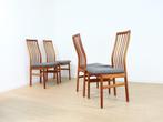 Set Kai Kristiansen model 170 vintage stoelen, Ophalen, Hout, Gebruikt, Vintage