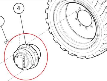 Niftylift HR21DE wheeldrive p18928 drive unit eindaandrijf beschikbaar voor biedingen