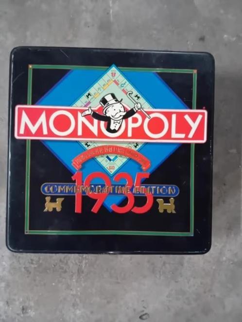 3 x bordspel monopoly blik edition 1935 - de luxe - junior, Hobby en Vrije tijd, Gezelschapsspellen | Bordspellen, Gebruikt, Een of twee spelers