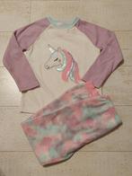 Eenhoorn Unicorn warme fleece pyjama huispak, Nacht- of Onderkleding, Meisje, Ophalen of Verzenden, Zo goed als nieuw