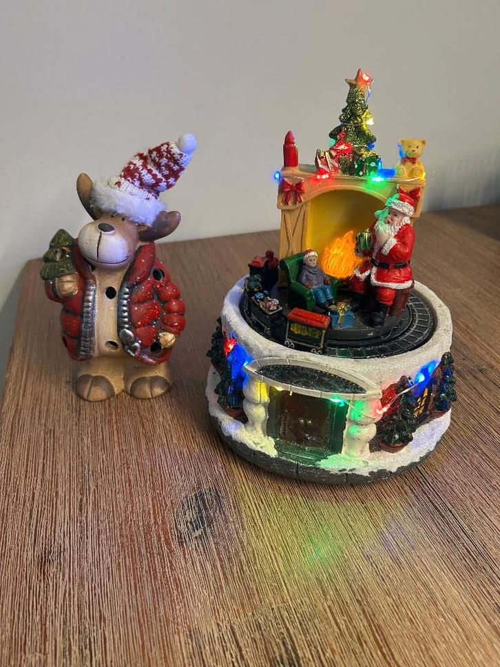 Kerst tafereel met muziek, Diversen, Kerst, Zo goed als nieuw, Ophalen of Verzenden