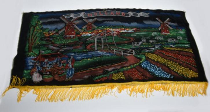 Retro vintage kleed, echt Hollands, Verzamelen, Retro, Huis en Inrichting, Ophalen of Verzenden