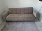 Slaap(bank), Ophalen, 100 cm, Grijs, Tweepersoons