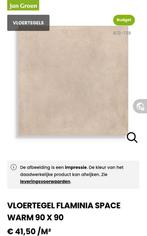 10,53 m2 vloertegels 90x90 space warm, Doe-het-zelf en Verbouw, Tegels, Ophalen, 60 cm of meer, Nieuw, Vloertegels