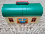 playmobil treinstation in handige meeneemkoffer, Kinderen en Baby's, Speelgoed | Playmobil, Ophalen of Verzenden, Zo goed als nieuw