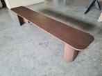 Eetkamerbank van massief mangohout 220 cm lang, Huis en Inrichting, Banken | Bankstellen, Ophalen, ., Minder dan 75 cm, .
