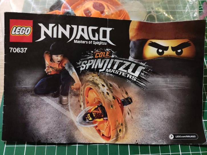 Lego Ninjago 70637 Cole - Spinjitzu Meester, Kinderen en Baby's, Speelgoed | Duplo en Lego, Gebruikt, Lego, Complete set, Ophalen of Verzenden