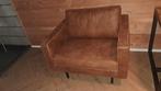 2x Cognac fauteuil, Huis en Inrichting, Fauteuils, Ophalen, Kunststof, 75 tot 100 cm, Time Out