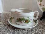 1 sauskom met schotel Marjolein Bastin J&G Meakin Wedgwood L, Overige materialen, Gebruikt, Ophalen of Verzenden, Schaal of Schalen