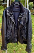 Vintage Emporio Armani bomberjack, lamsleer,, Kleding | Heren, Jassen | Winter, Emporio Armani, Maat 48/50 (M), Zwart, Ophalen of Verzenden