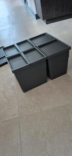 Set afvalemmers hoog 280 mm, breed 490 mm, diep 420 mm, Ophalen of Verzenden, Nieuw