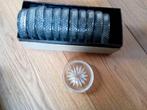 Glazen onderzetters jaren 50 vintage retro, Antiek en Kunst, Ophalen of Verzenden