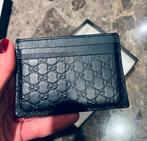 Kaarthouder Gucci, Sieraden, Tassen en Uiterlijk, Portemonnees, Ophalen of Verzenden, Zo goed als nieuw, Zwart, Leer