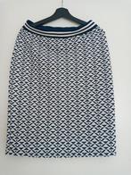 L rok Tramontana wit blauw dessin, Ophalen of Verzenden, Gedragen, Blauw, Onder de knie