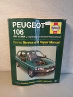 Haynes handboek Peugeot 106 1991 tot 2004, Ophalen of Verzenden, Zo goed als nieuw, Peugeot, Haynes