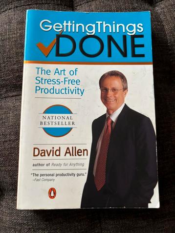 Getting Things Done David Allen Engels beschikbaar voor biedingen