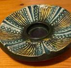 Sier schotel ,mooi!, zie Kleuren! handmade,Vintage, 1, Ophalen of Verzenden