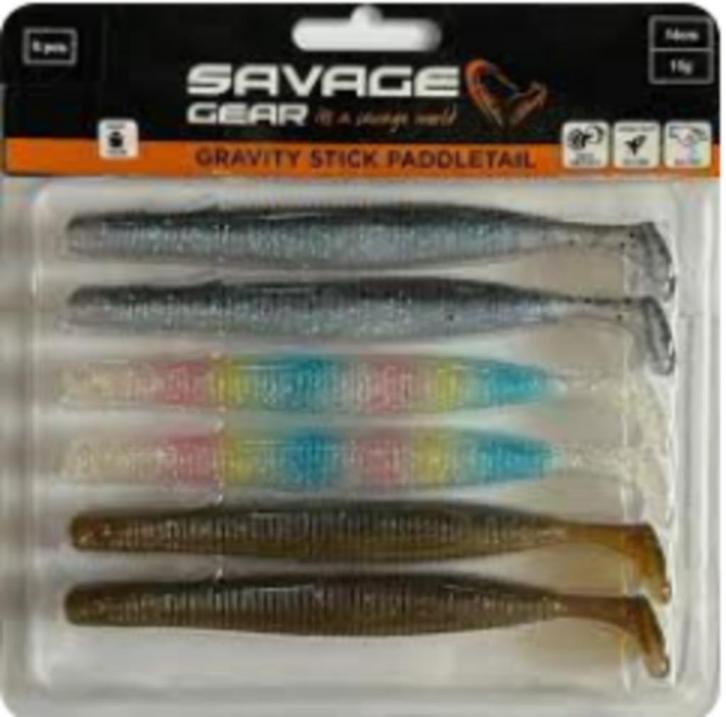 Zeebaars (1) - Savage Gear Gravity Stick 140 mm, Watersport en Boten, Hengelsport | Zeevissen, Nieuw, Overige typen, Verzenden