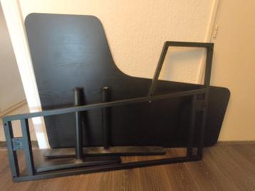 Ikea Bekant hoek bureau zwart (rechts)