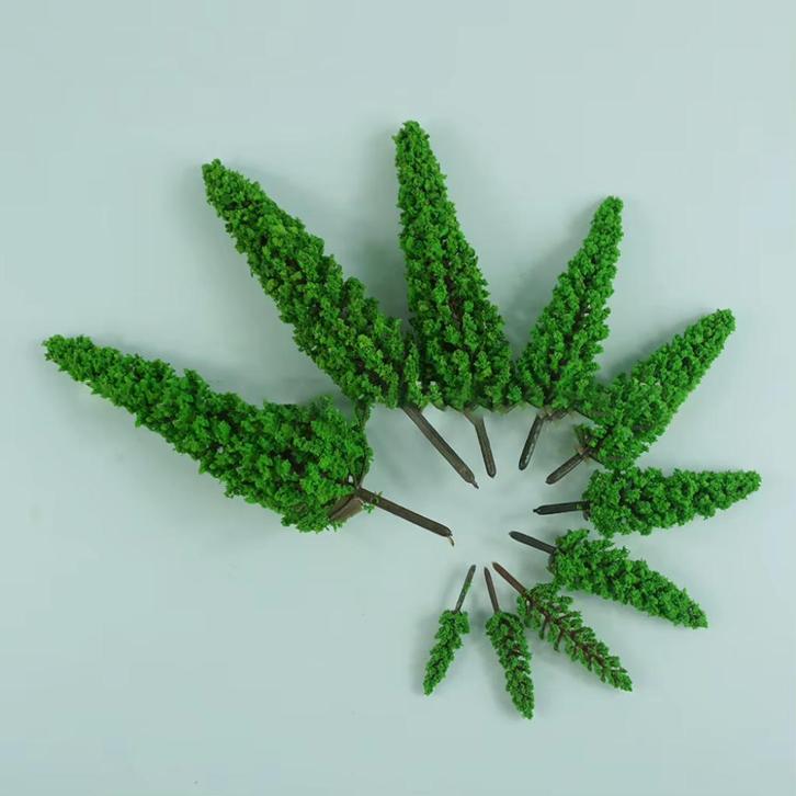 10 Stuks Miniatuur Bomen / Boom Trein Landschap Diorama, Hobby en Vrije tijd, Modelbouw | Figuren en Diorama's, Nieuw, Verzenden