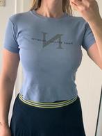 Naf Naf blue jeans t-shirt top croptop shirt maat S, Blauw, Nieuw, Ophalen of Verzenden, Korte mouw