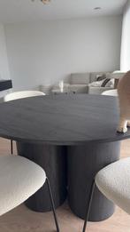 WOOOD bruine Ronde Eettafel 'Oona', Huis en Inrichting, Tafels | Eettafels, Ophalen of Verzenden, Zo goed als nieuw, Rond, 100 tot 150 cm