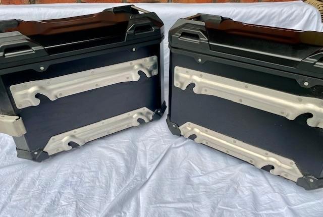 SW motech TRAX adv aluminium kofferset., Motoren, Accessoires | Koffers en Tassen, Zo goed als nieuw, Ophalen